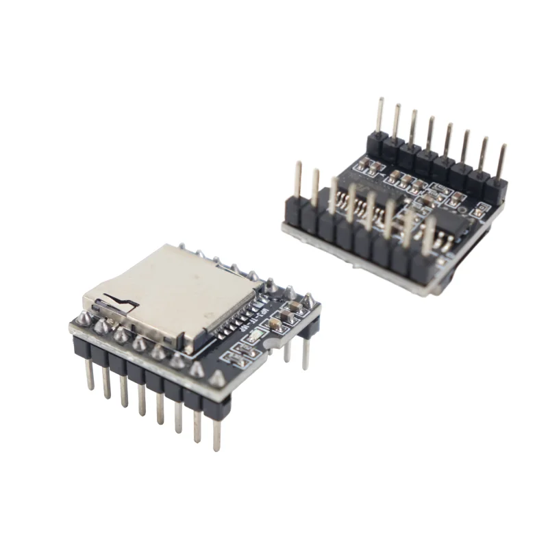 DFPlayer Mini MP3-Player-Modul mit TF-Karten- und USB-Anschluss, Sprachwiedergabe-Board, serielle Steuerung für Arduino-Alarmsystem DIY – Detail 4