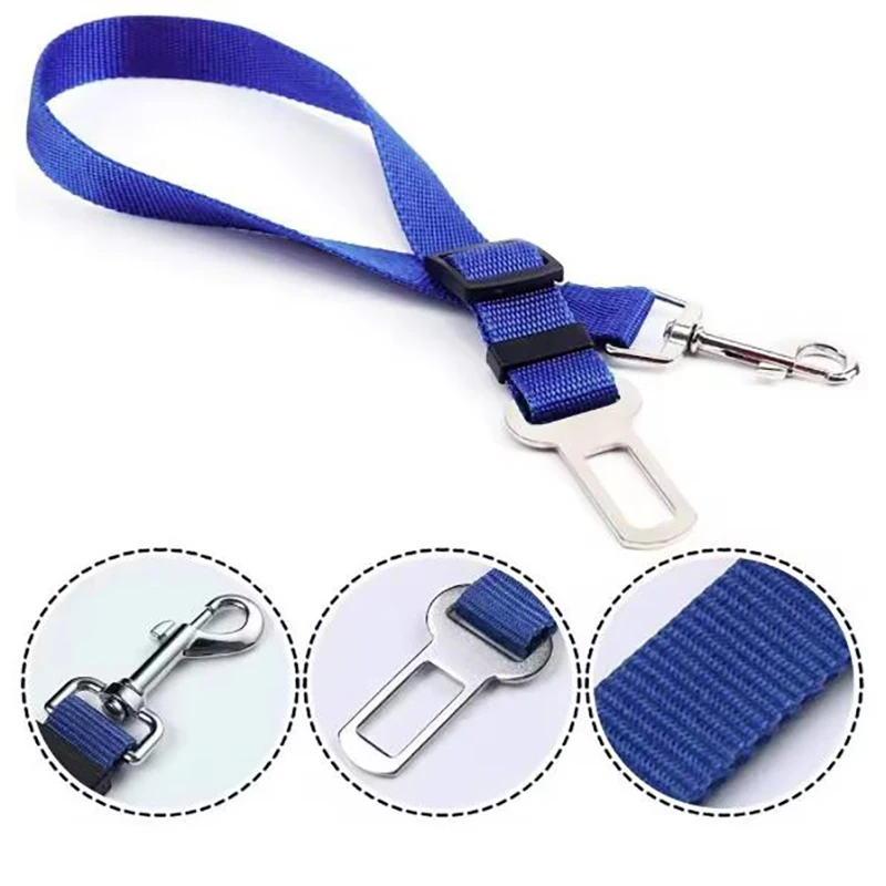 New dog seat belts hot sale pet car seat belt retractable leash dog carrier safety convenient dog leash supplies