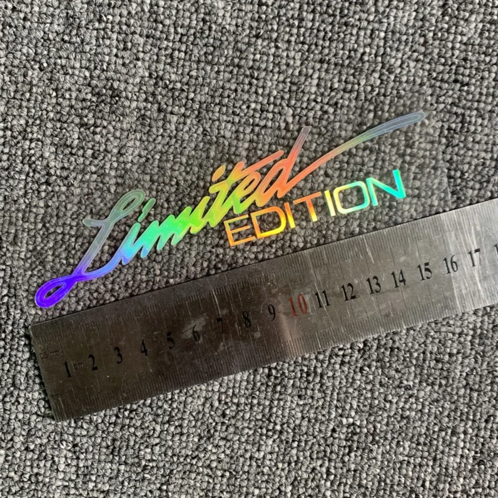 New Vinyl Car LIMITED EDITION Sticker Decoration Reflective Reflective Laser Decal Laser Car Car-styling Sticker