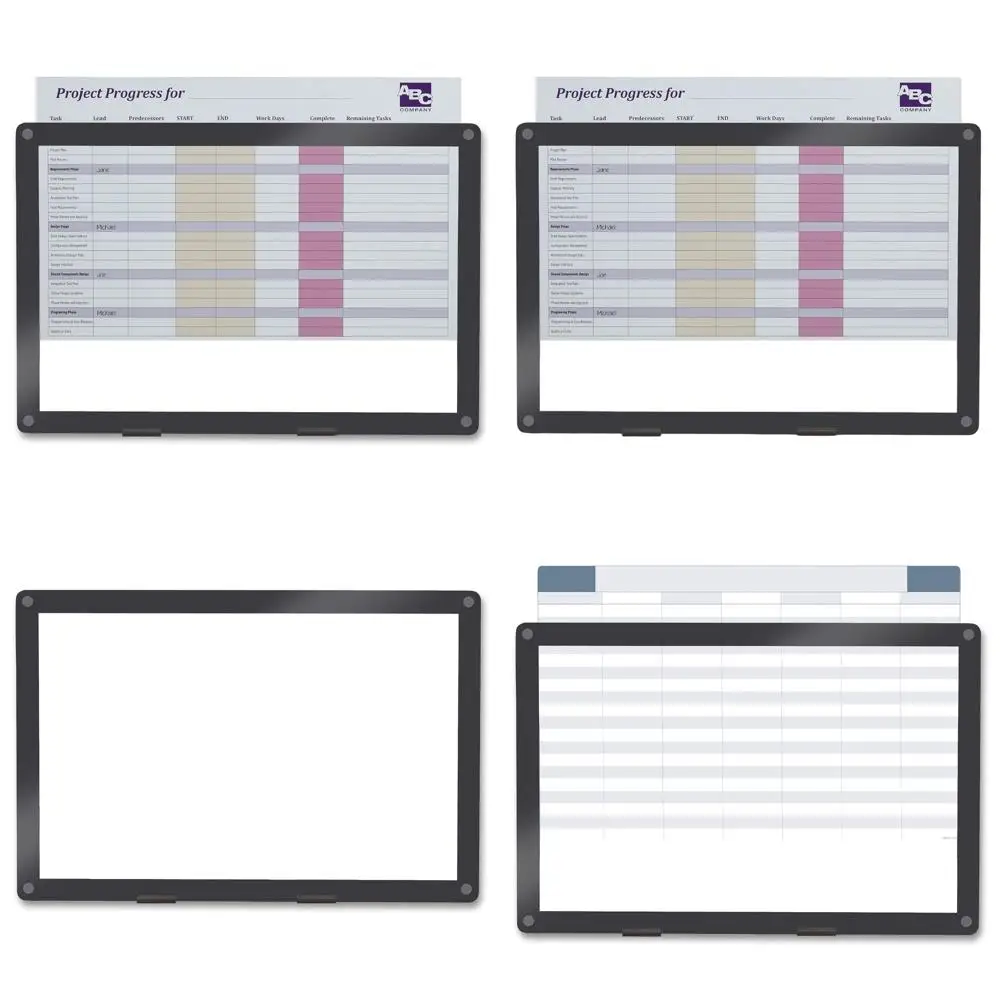 

Customizable Dry Erase Board, 24.5 x 36.5, Office Glass Whiteboard, 1 Pack