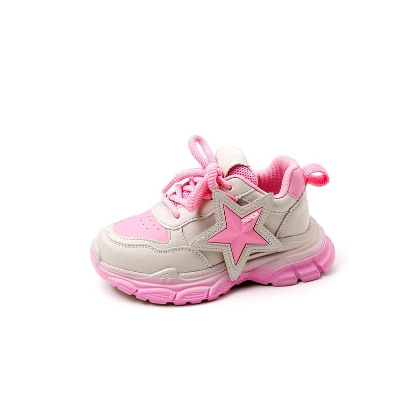 Children's Cotton Shoes Light-bottomed Sports Shoe Korean Style Two-cotton Boys Girls For Aged 7-13