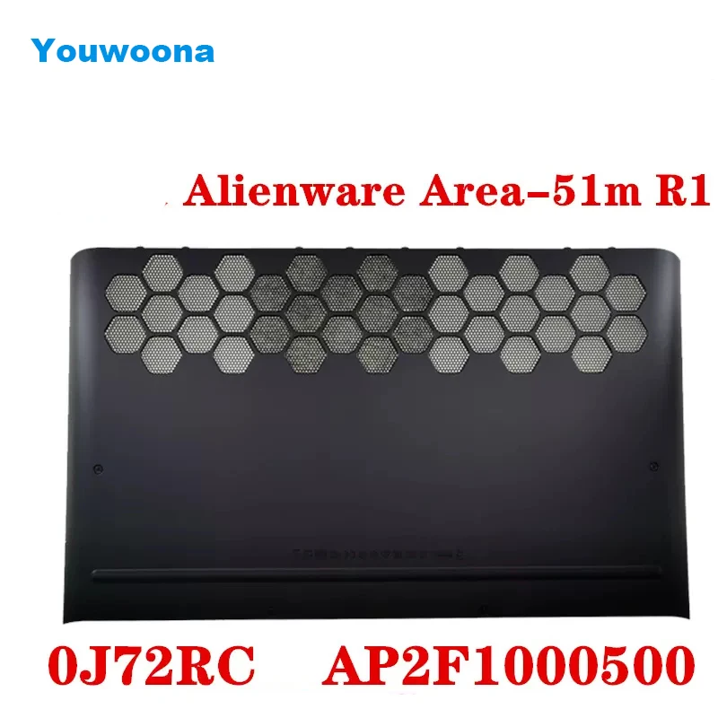 NEW ORIGINAL Laptop Replacement Bottom Cover Case For DELL Alienware Area 51m R1 0J72RC J72RC AP2F1000500