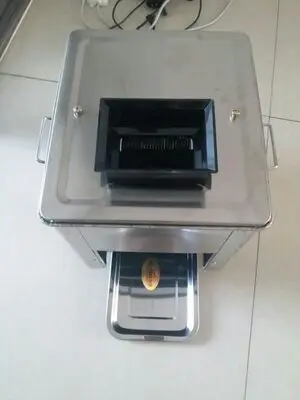 Электрическая мясорубка 220 В, машина для нарезки, профессиональная коммерческая мясорубка, автоматическая мясорубка из нержавеющей стали