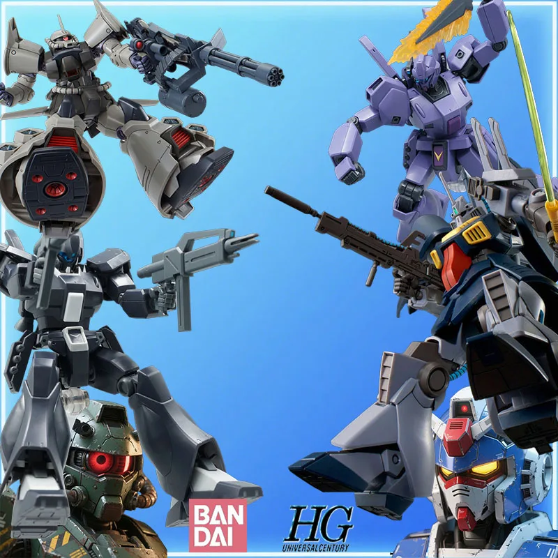 بانداي الأصلي HGUC RGM-89D-ESC جيجان D، RGM-96Xs Jesta (Shez)، RX-78-XX هدايا تجميع أنيمي الجنية جاندام