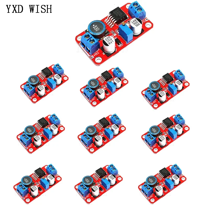 10PCS XL6019 5A DC-DC Step Up Converter Power Module DC 3.3V-35V to 5V 6V 9V 12V 24V XL6019 Boost Volt Converter Board