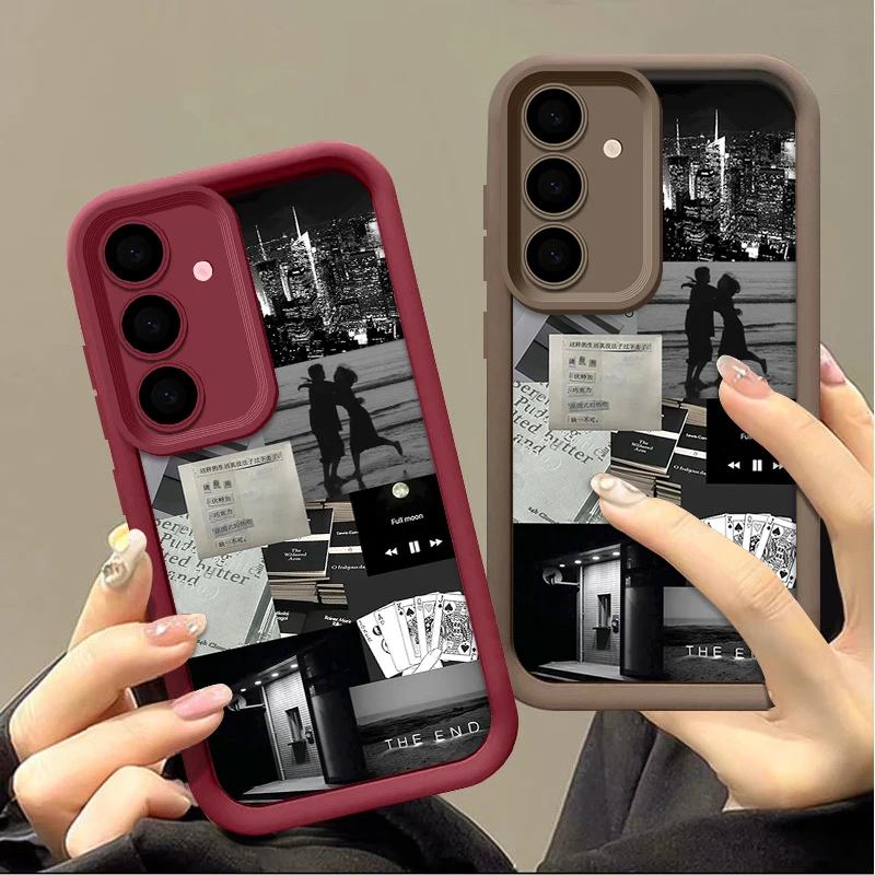 Soft TPU Case For Samsung Galaxy A17 A16 A56 A55 A54 A15 A35 A25 5G S24 FE S25 Edge S23 Ultra S22 Fashion Printed Phone Cover - náhled 4