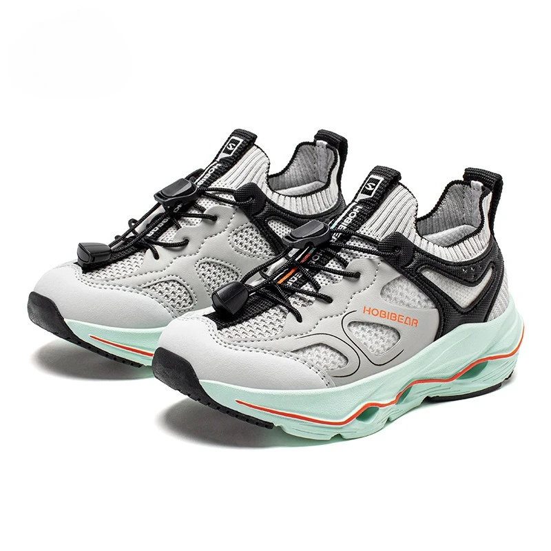 Lightweight Kids Running Footwear Summer Hollow Mesh Breathable Boys Sneakers Casual Sports Shoes for All Season Daily Wear