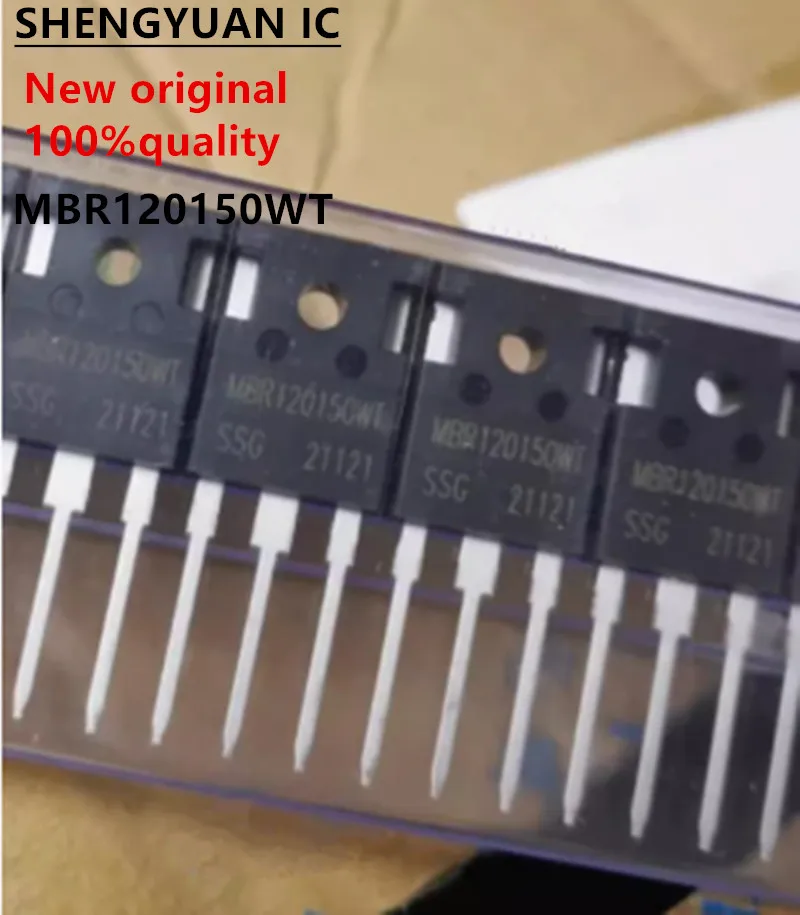 10Pcs MBR120150WT MBR120150 DIODE 150V 60A TO247AD Chip Original New 100% Quality