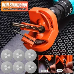 Portable Drill Bit Sharpener Universal Grinding Tool For Chainsaw And Drill Bit Multi-use Durable Metal And Plastic Construction