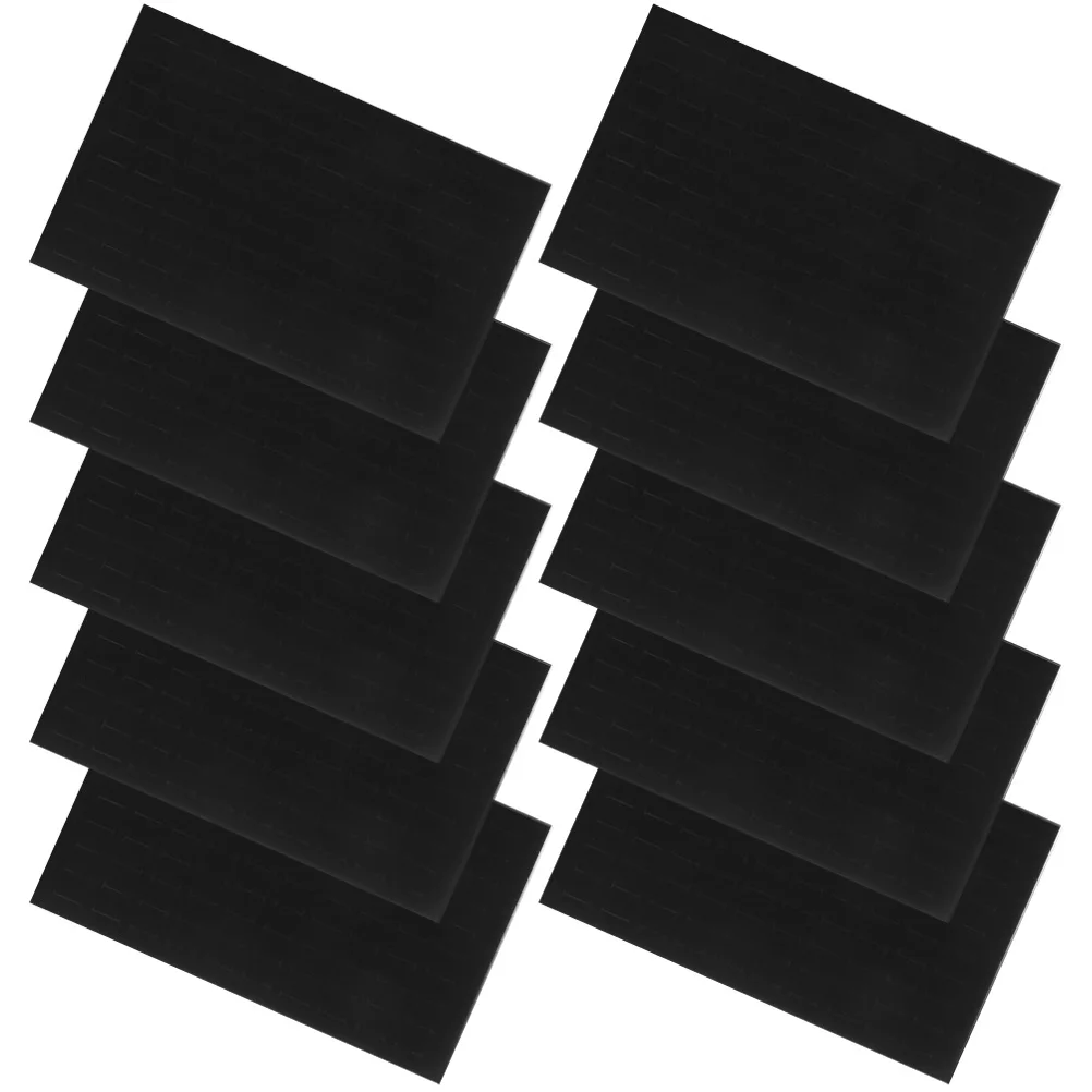 

10 Pcs Jewelry Insert Display Storage Box Mat Ring Bracket Sponge Pad for Jewellery Boxes