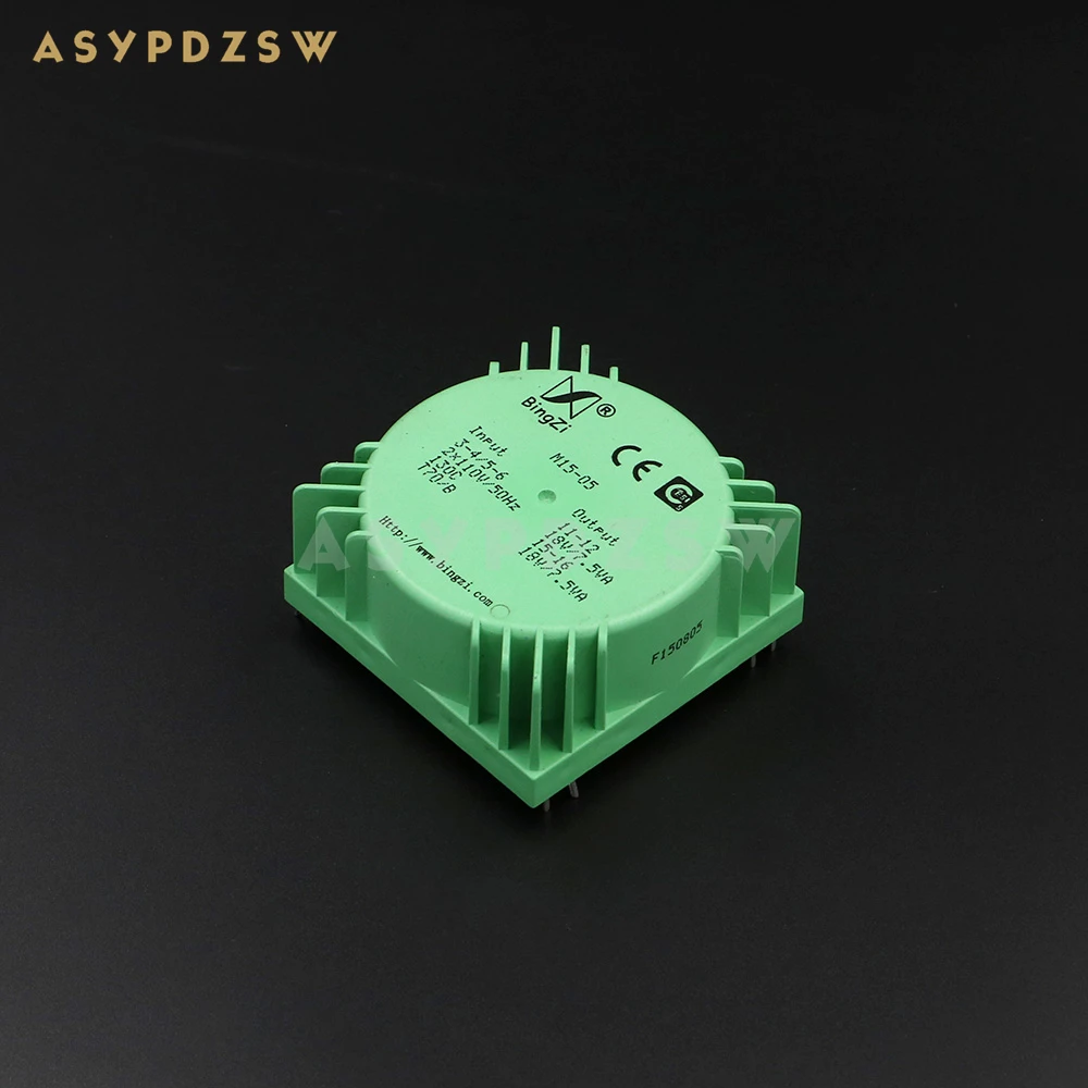 15VA Green Square 15W Sealed toroidal transformers M15-05 Output voltage AC dual 18V(2*18V)