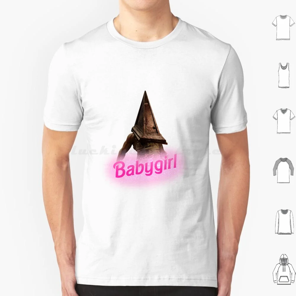 Pyramid Head T Shirt Big Size 100% Cotton Silent Hill Silent Hill 2 Pyramid Head Konami Meme Red Pyramid Thing Pyramid