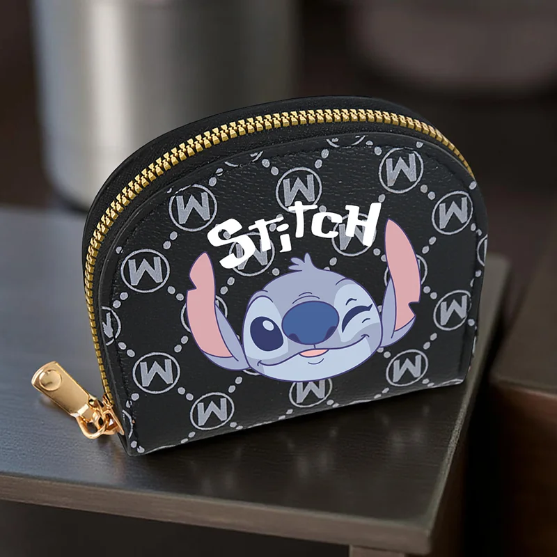 1pc Stitch Cartoon Print Card Holder - Compact Travel Wallet with Multiple Card Slots, Lightweight Design for Daily Use, Travel