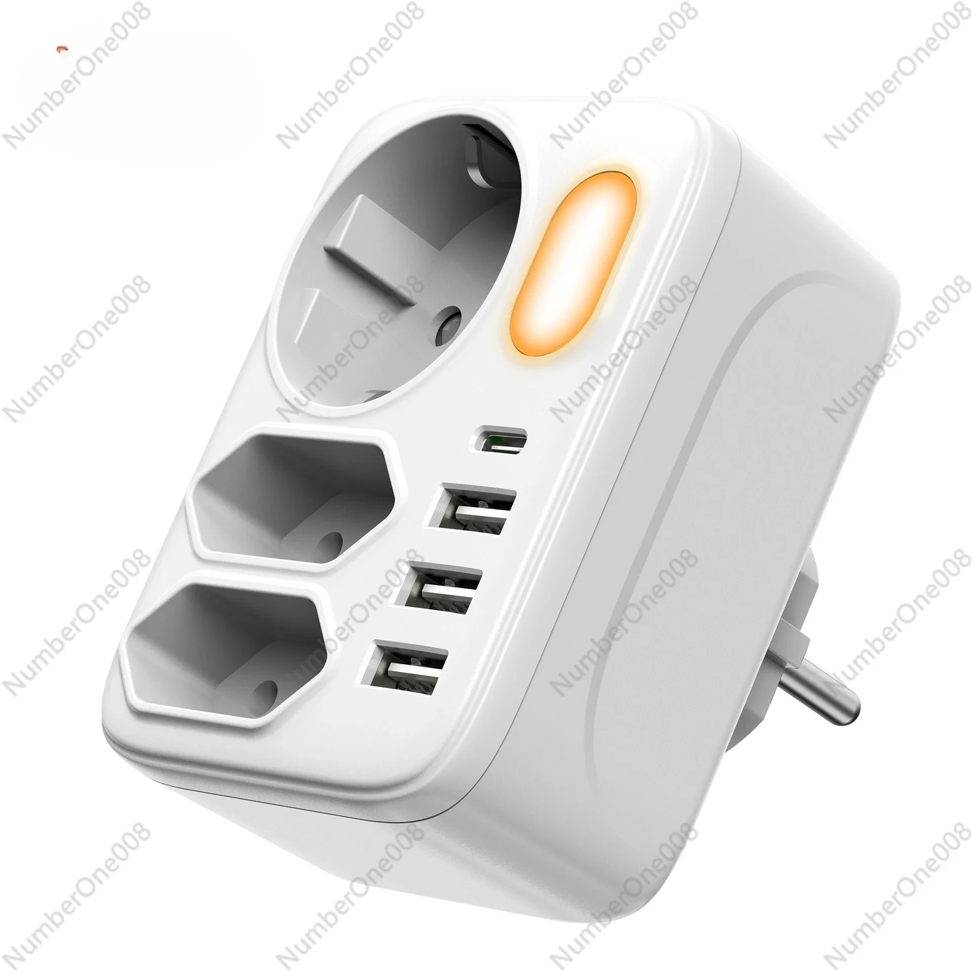 

Настенная розетка европейского стандарта, немецкий стандарт, бытовая розетка type-c, однооборотная, многоночная, настенная, удлинительная лента, преобразование вилки