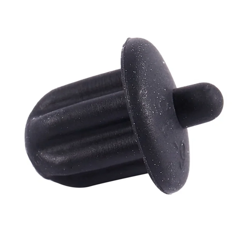 50X Black Rubber 6.35Mm Audio Jack PC DVD Microphone Socket Dust Cover-A74Z