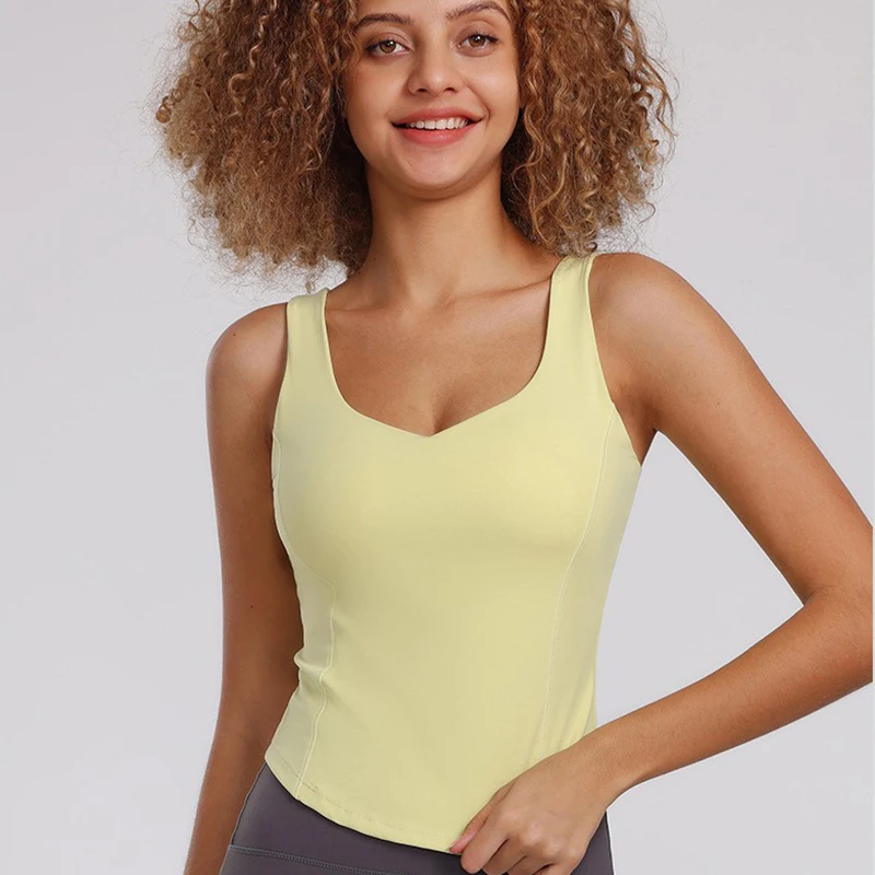 Women's Sexy Seamless Sports Bra Tube Top Sleeveless Streetwear Camisole Lingerie Tee Crop Vest for Fitness And Yoga image 6