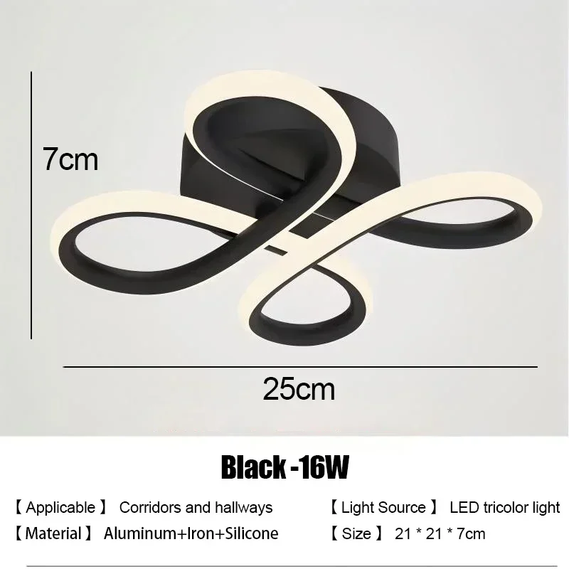 LED-strip gangpad plafondverlichting moderne minimalistische woonkamerlampen voor balkon entree trap woondecoratie meerdere vormen