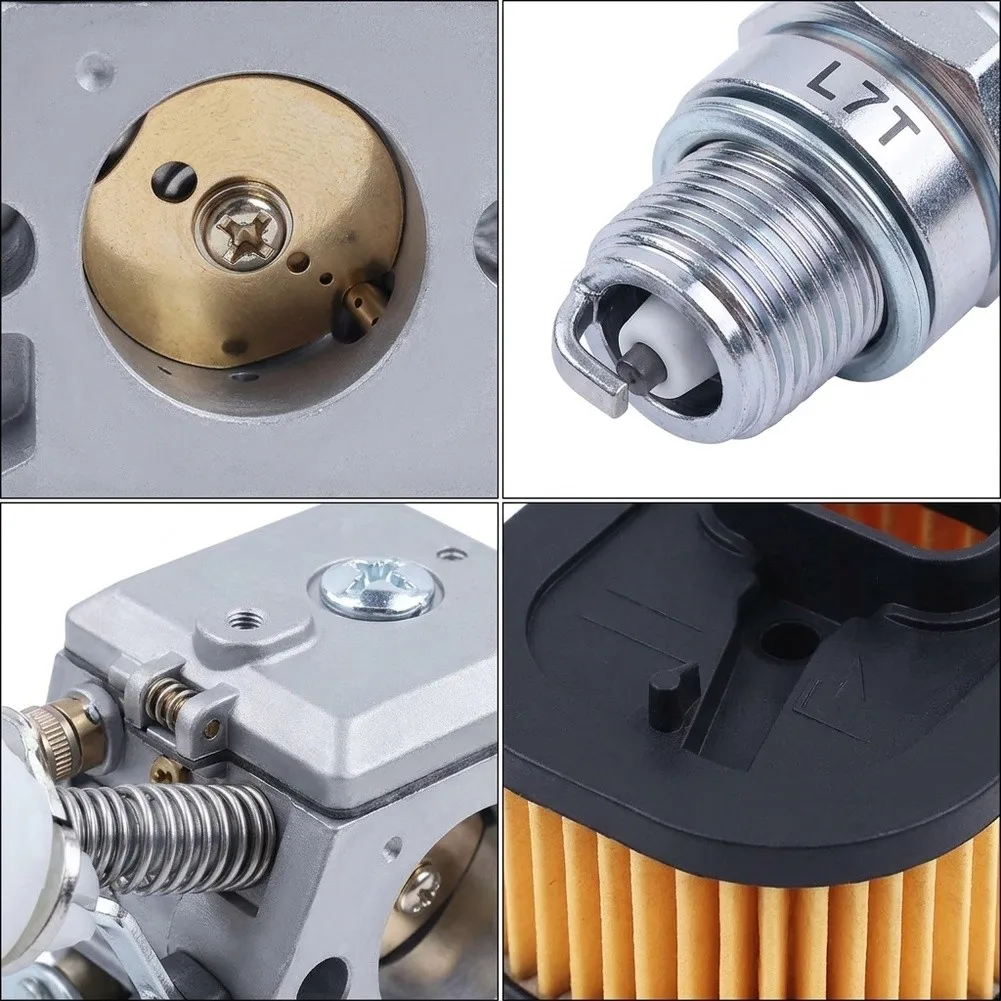 For Carburetor Replacement Kit for 372XP 365 362 372 371 Chainsaws Includes Fuel Filter for Air Filter 6 Parts