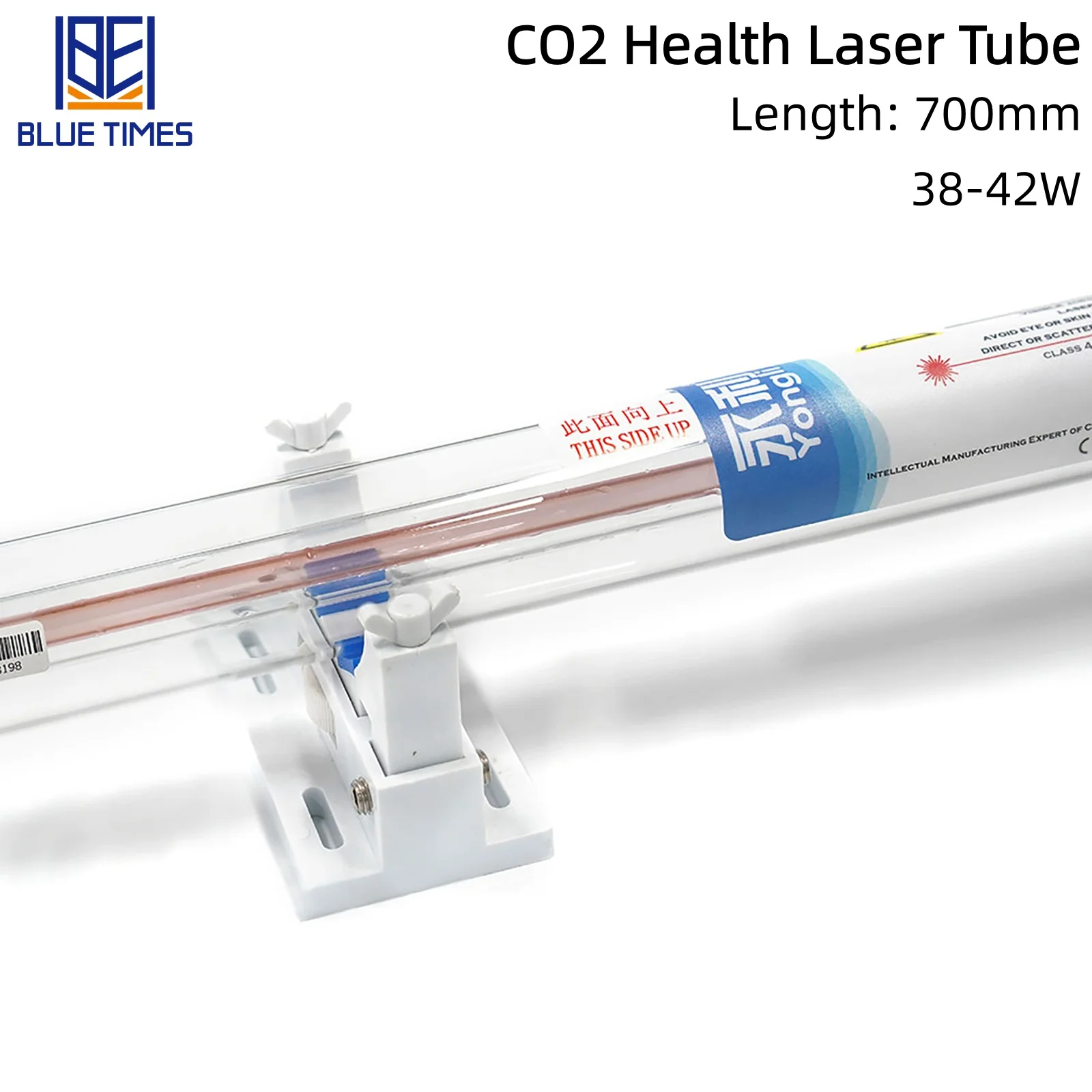 أنبوب ليزر ثاني أكسيد الكربون الطبي بلوتوث 38-42 وات أنبوب ليزر ثاني أكسيد الكربون الطبي طول 700 مم ضياء 50 مم عمر الخدمة 10,000 ساعة #3