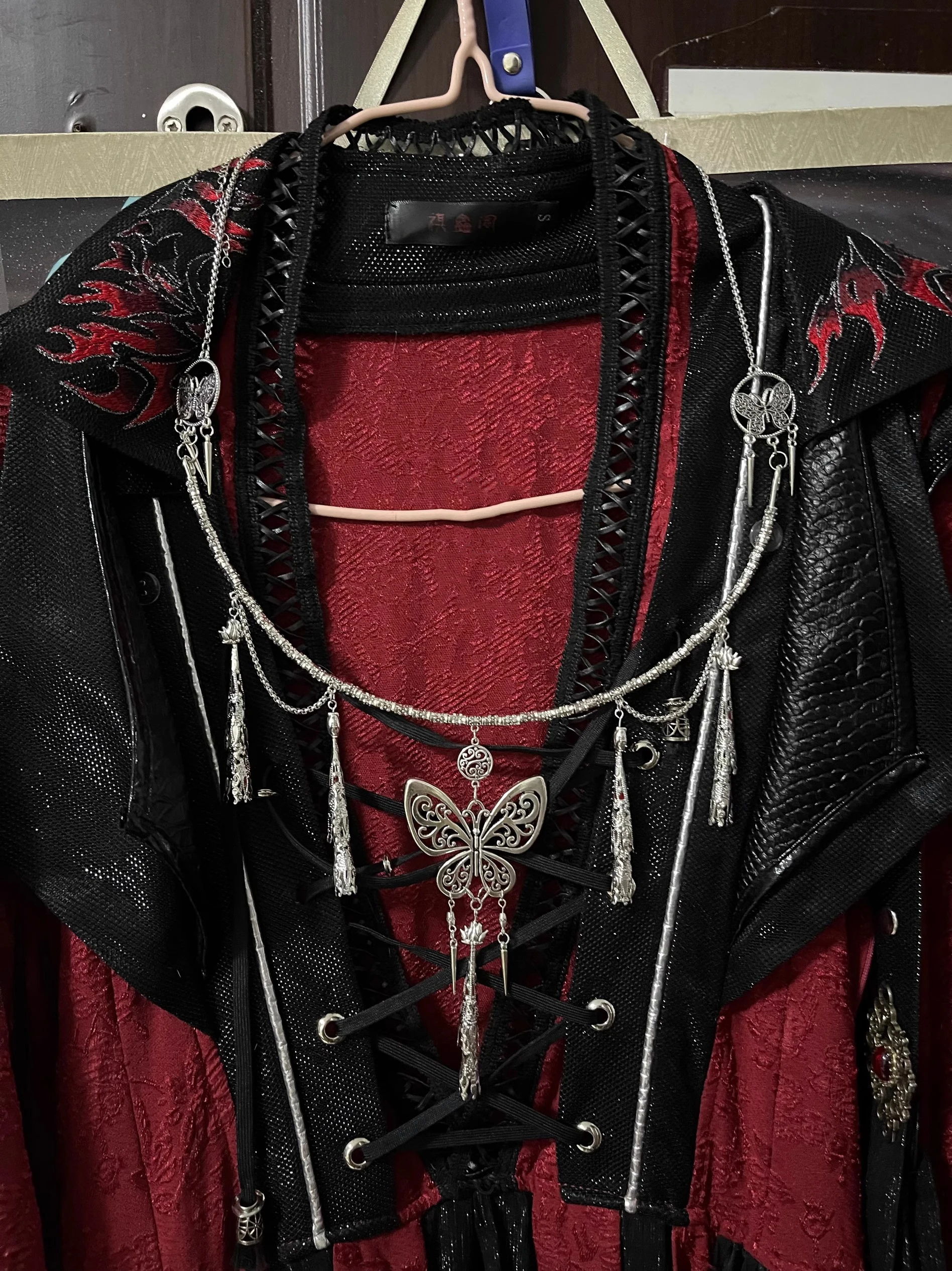 Collar de bendición del Anime Heaven Official para Cosplay, Tian Guan Ci Fu Hua Cheng Xie Lian, Gargantilla colgante Unisex, accesorios de joyería