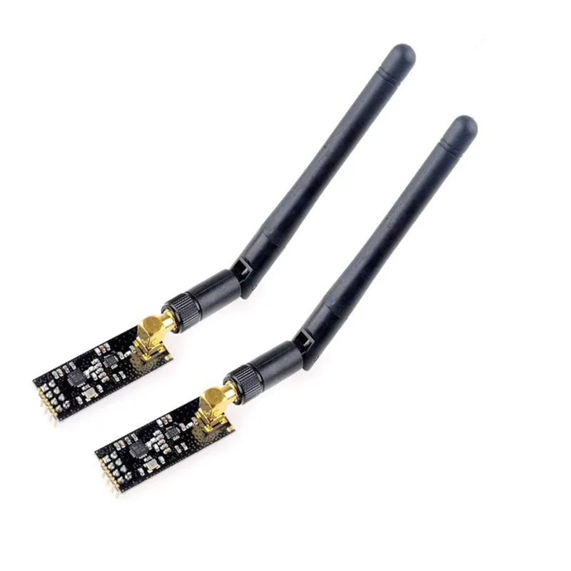 NRF24L01+PA+LNA Wireless Transceiver RF Transceiver Module with SMA Antenna 2.4G 1100m