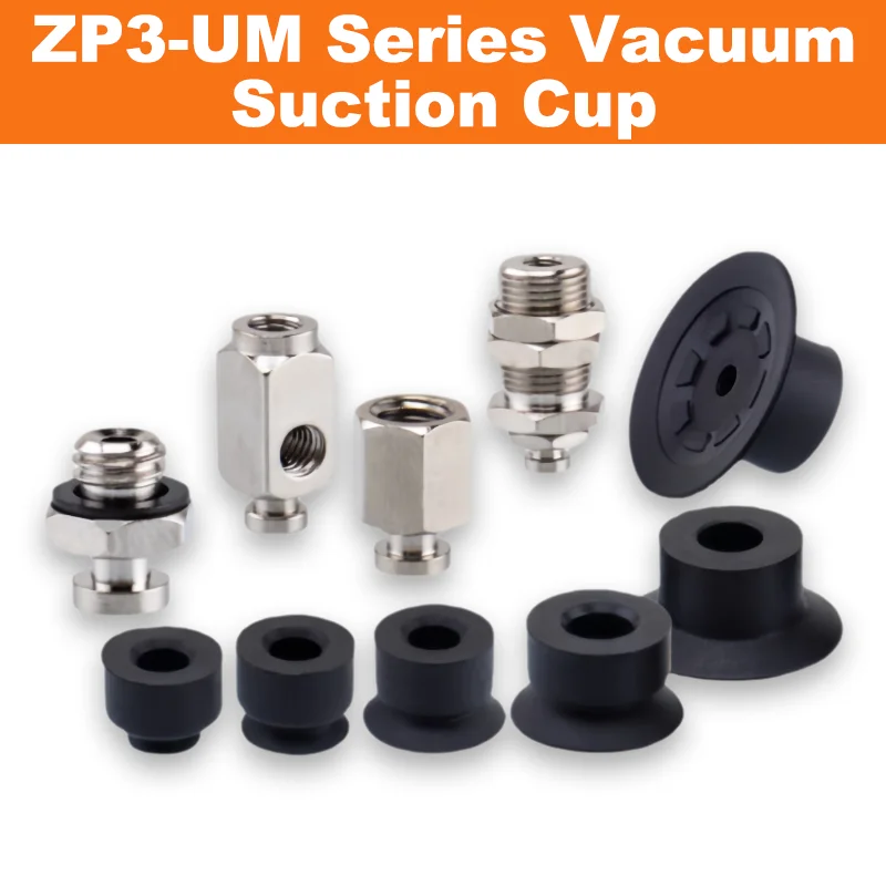 5PCS/PACK NEW TYPE ZP3-04-UM Vacuum Suction Cup ZP3-UM Series Pneumatic Manipulator Industrial Accessories Cup