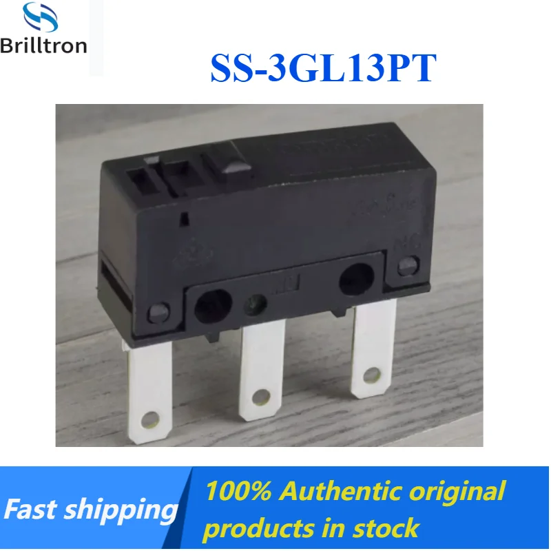 2-10PCS New SS-3GL13PT Basic Switch Button  Brand New Original in Stock , Fast Shipping.