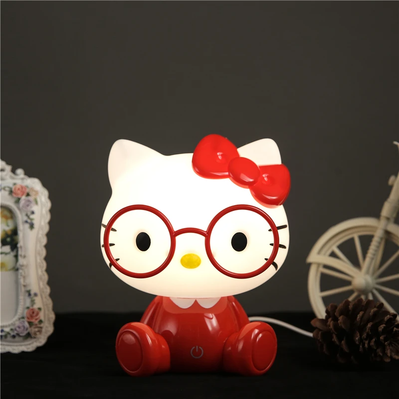 Imagem -06 - Cute Cartoon Animal Led Night Lights para Decoração de Quarto Infantil Usb Anime Light Presente de Natal Decoração de Cabeceira Bebê