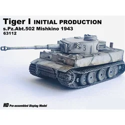 Mishkino-ドイツのタンクモデル,ミリタリーギフト,回転式タレット,1:72スケール,Tiger iタンクs.pz.abt.502,2月,1943, 63112