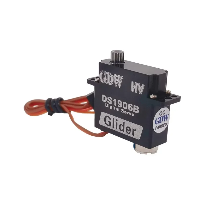 Mini Servo Digital de Metal GDW, DS1906-A, 3,2 kg, 8,4 V, 0.08sec, planeador, DLG F3K, 8g, reemplaza KST X08, 4 DS1906-B