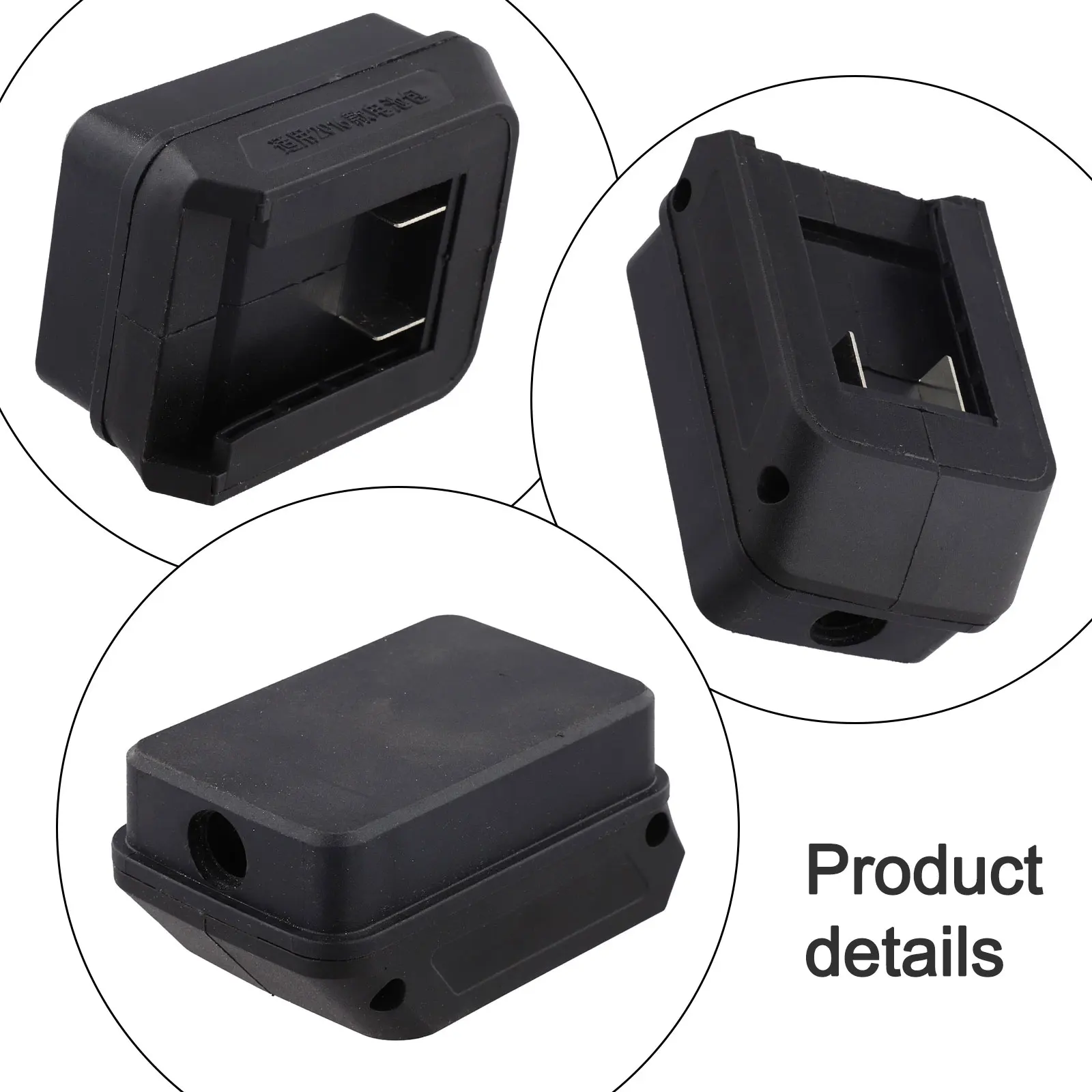 18V Li-ion Adapter Battery Power Mount Battery Replacement Fine Workmanship High-quality Plastic Practical Battery Holder