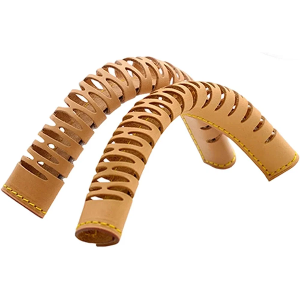2Pcs/Set Soft Handbag Handle Leather Wrap Cover Leather Abrasion Resistan Purse Strap Cover Stain Resistant