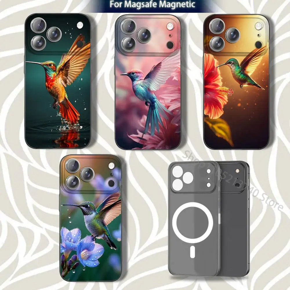 

H-HummingbirdSCOOL Frosted Phone Case For iPhone 17,12,11,14,13,15,16,Plus,Air,Pro,Max,E,Mini for MagSafe Magnetic Grey