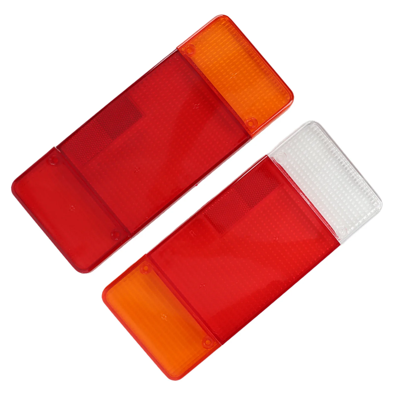 1 Pair Truck Rear Tail Light Housing Left Right Cover Red Orange White Replacement For Iveco Eurocargo Daily