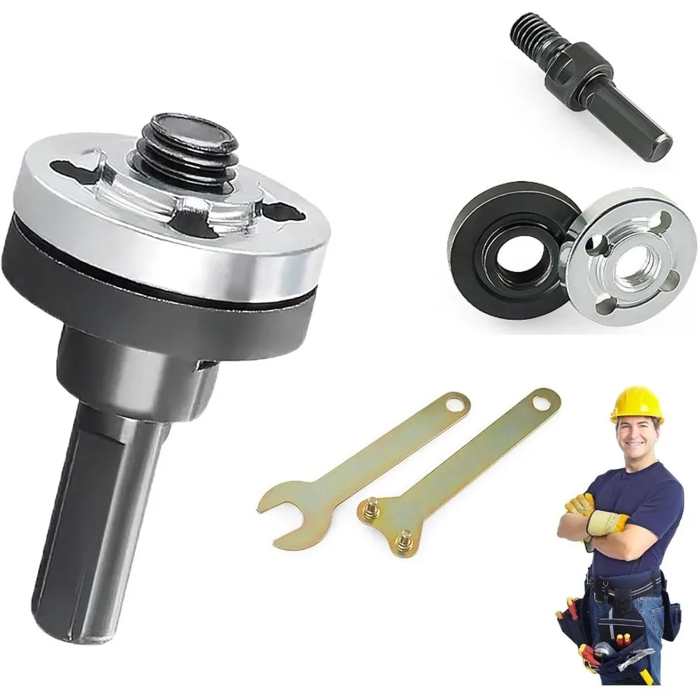 

Metal Angle Grinder Adapter Connecting Rod Disc Wheel Angle Grinder Mandrel Arbor Grinding Connection Adapter Tool Attachment