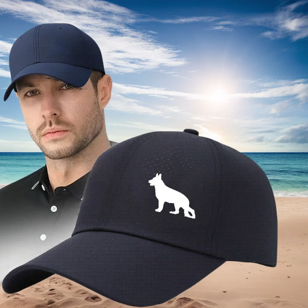 Bedruckte Herren-Laufmütze, Sport- und Outdoor-Mütze, Schirmmütze, atmungsaktive Baseballkappe