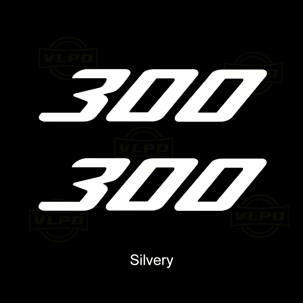 300 Racing Number Vinyl Decal Multicolor Waterproof Sticker Fit Car Motorcycle Laptop Vehicle Decor