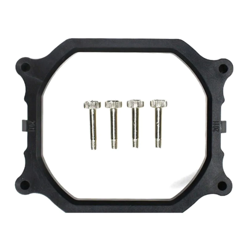 1Set CPU Holder For LGA2011 X79 Motherboard Socket Plastic Stents Frame CPU Cooler Bracket Rectangular For 2011 With Screws-F(x)