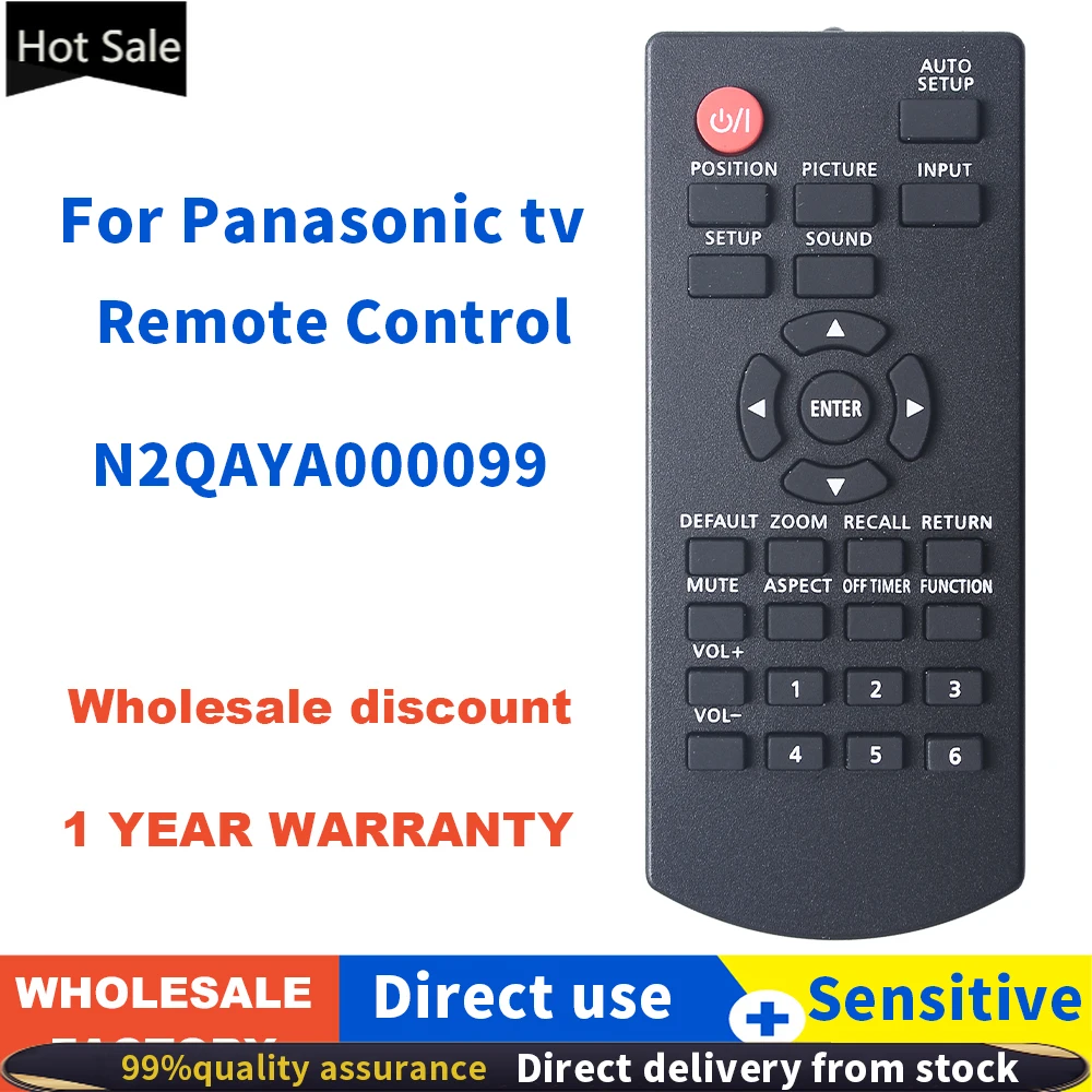 ZF applies to N2QAYA000099 Remote Control For Panasonic  TH-42LF80 TH-49LF80 N2QAYB000691 TH-49LF80U TH-42LF80U FULL HD LCD Disp