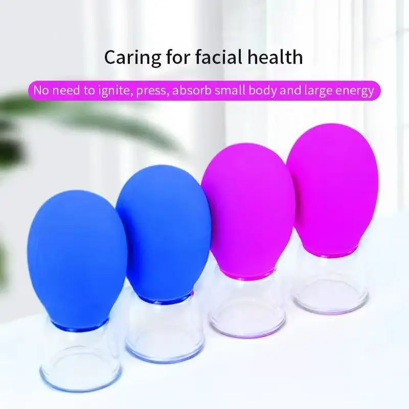 2/5/10pcs Silicone Massage Cupping For Body Face Neck Eye Cellulite Massager Vacuum Tank Body Facial Care Anti-aging Beauty Tool