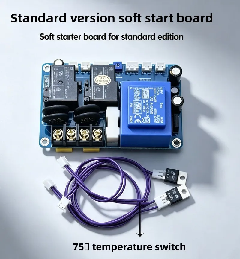 Class A Amp Soft Start Board 220V 30A Delay Temperature Protection for Power Supply