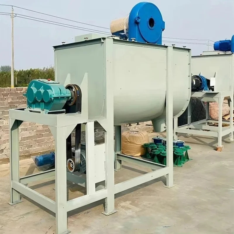 Big Di, 500KG 1000KG Animal Mixing Equipment Per Batch, Horizontal , Poultry Feed Mixer