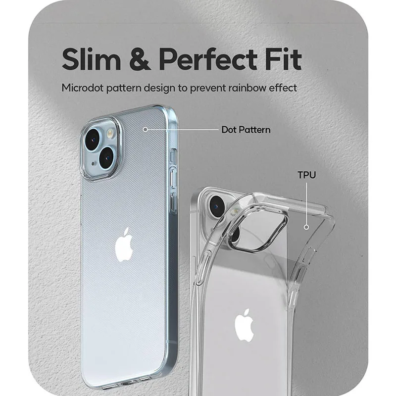 Ultra Thin Clear Silicone Soft TPU Case For Iphone 15 14 13 12 Mini 11 Pro Xs Max Xr 7 8 Bumper Case For Iphone 14 15 Plus Coque