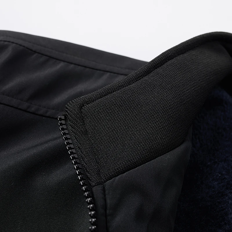 Luxuriöse, dicke Winterjacke für Herren, Business-Parka, thermische, warme Winterjacken für Herren, 3XL, winddicht, mit Stehkragen, Herrenmäntel – Detail 11