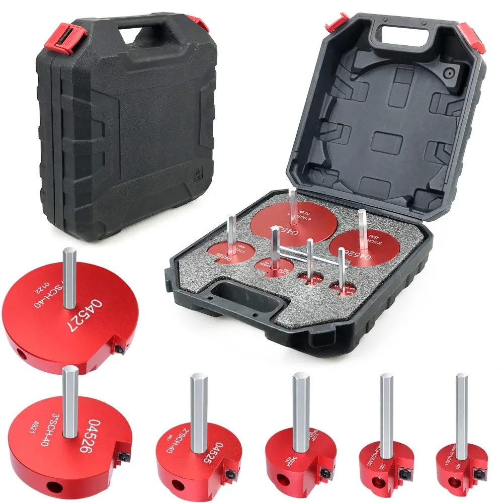 6-Piece Set of PVC Pipe Reamer, Water Pipe Connector Tool, Pipe Expanding Knife PVC