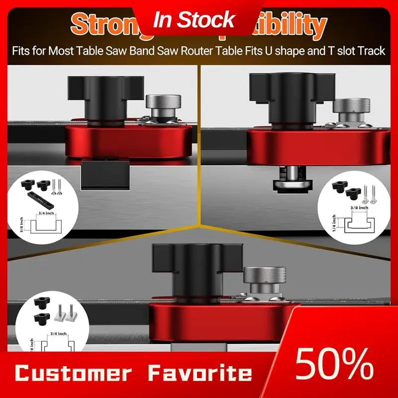 AT03 Top Thin Rip Table Saw Jig Formaking Repetitive Narrow Strip Cuts For3/8