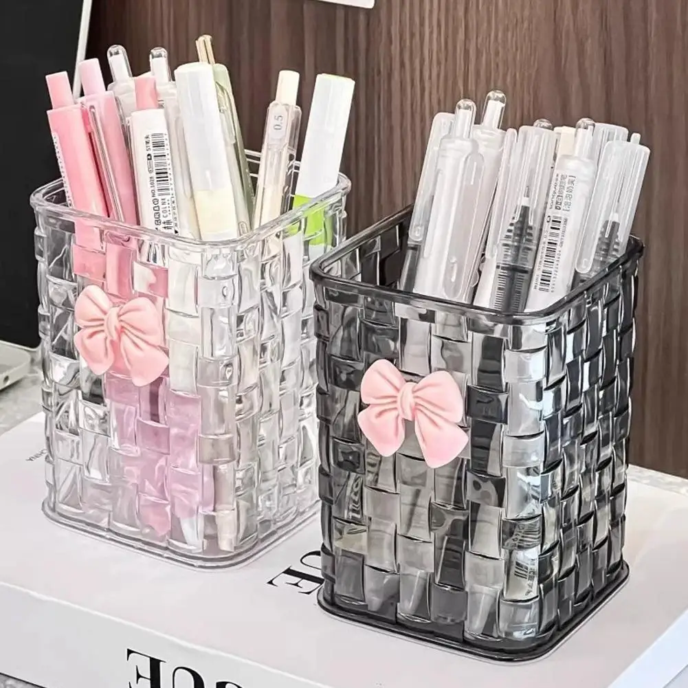 Boîte de rangement transparente en acrylique pour pinceaux de maquillage, présentoir à vernis à ongles, étui à bijoux, organisateur de cosmétiques de bureau, rangement pour rouges à lèvres