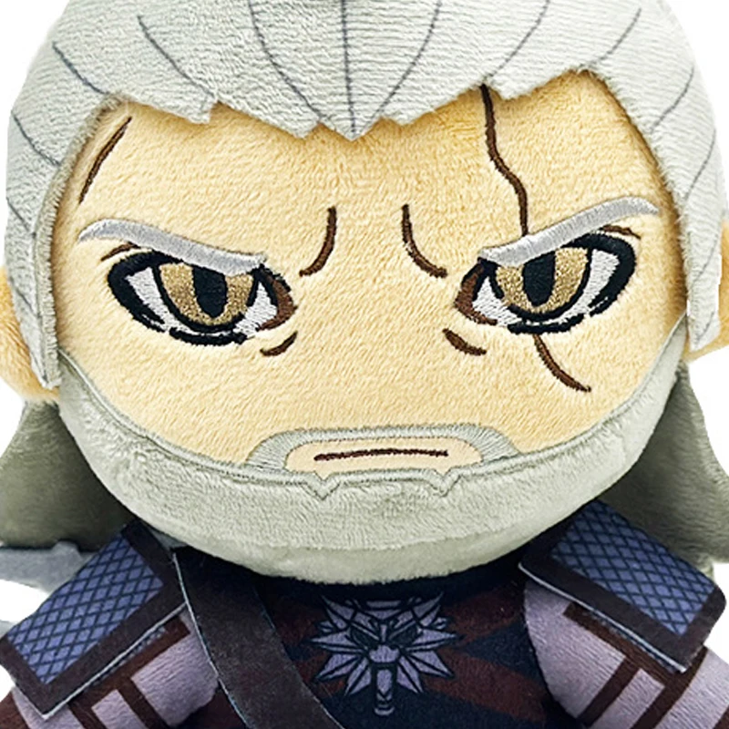 

7.87inch Geralt 3 Wild Hunt Plush Dolls Cotton Doll Anime Peripherals Soft Doll Cute Room Decoration Toy Kids Gifts