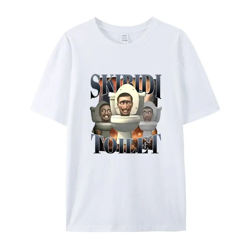 

Summer High-end Men and Women Couple Outfit Cartoon Creative Happy Cat Print Cotton Short-sleeved American T-shirt