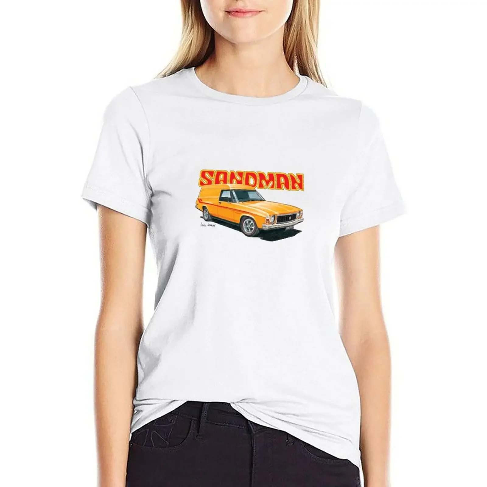 Holden HX Sandman Panelvan Design T-Shirt Short sleeve tee tees cute clothes Women's t-shirt